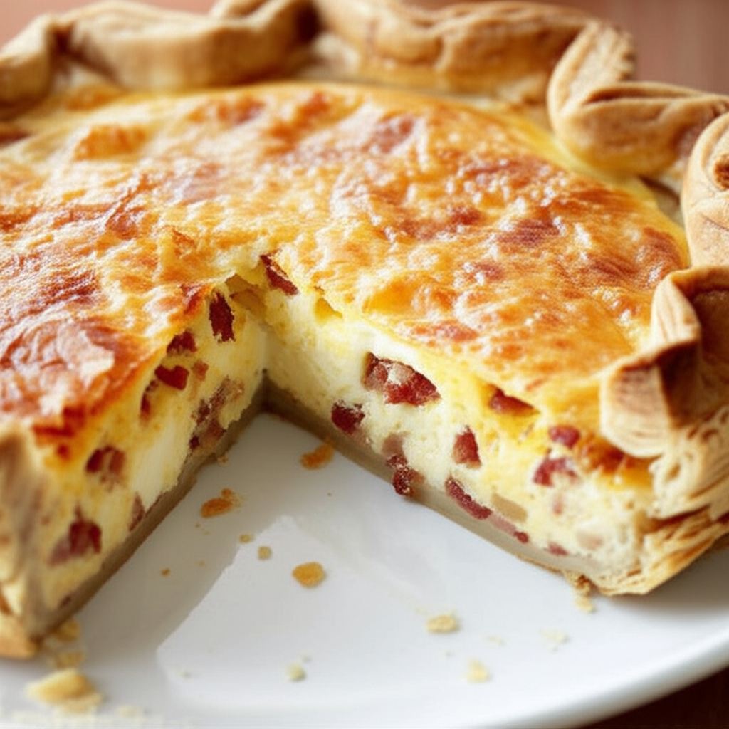 Bacon And Egg Pie image