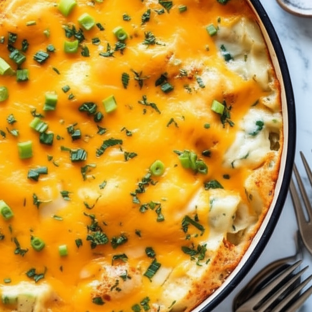 3 Cheese Potato Casserole image