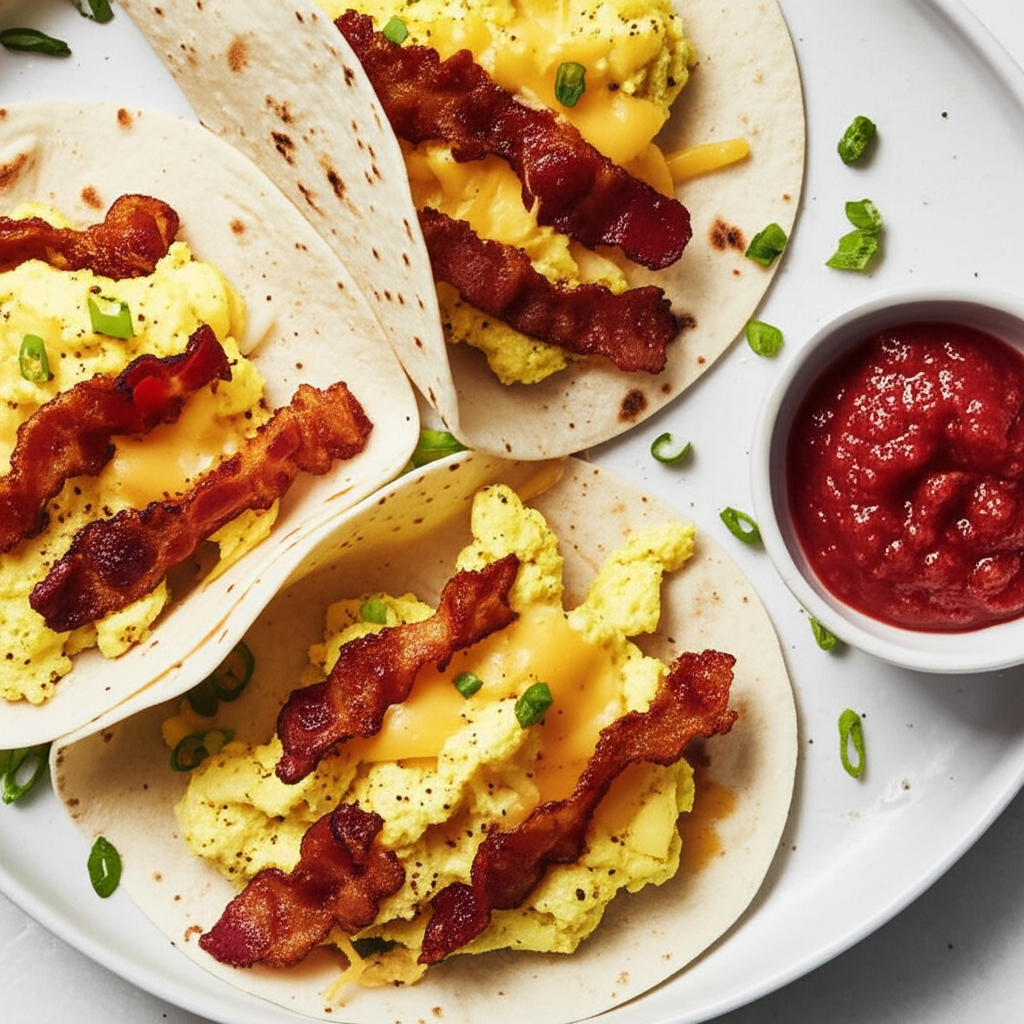 Bacon And Egg Tacos image