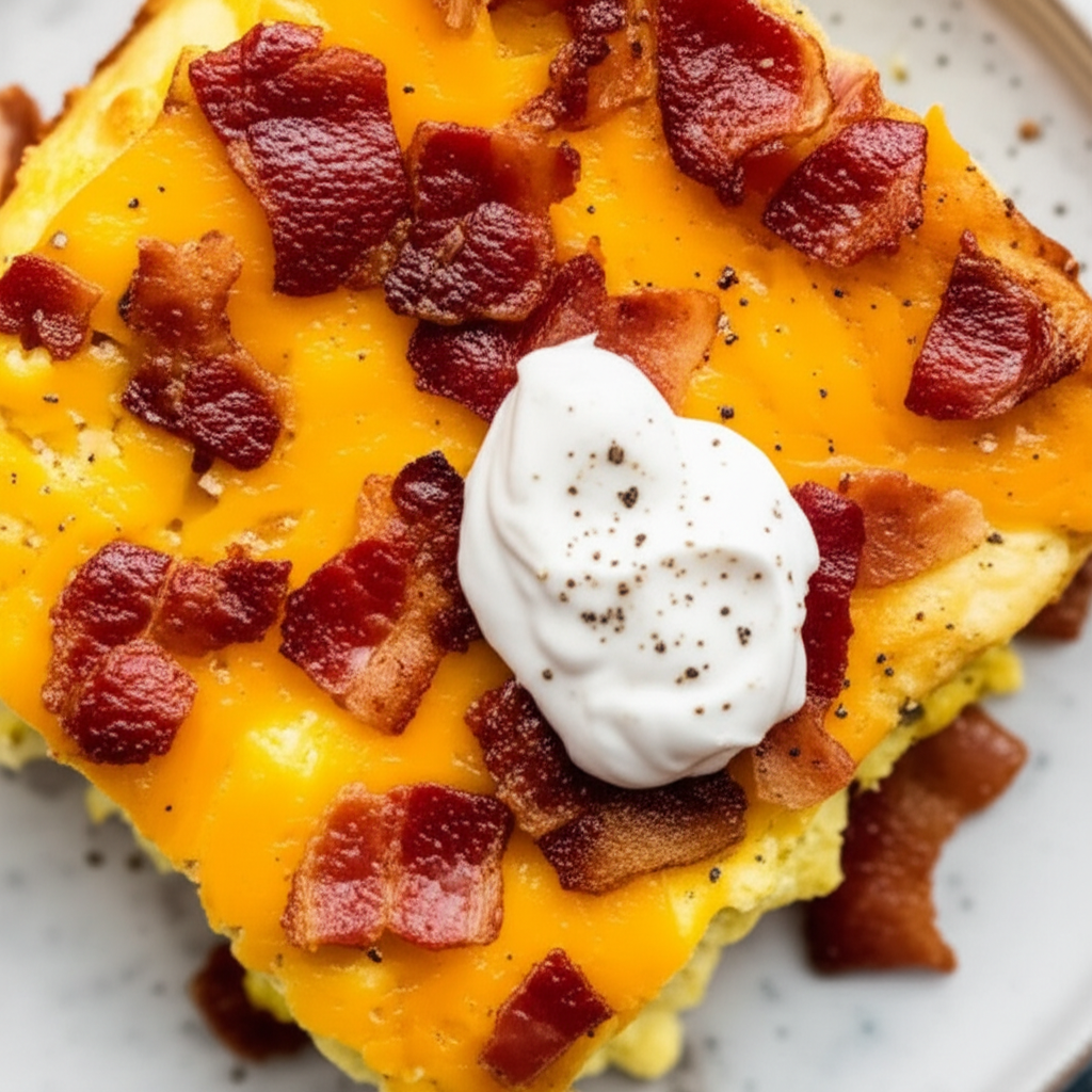 Bacon And Eggs Casserole image