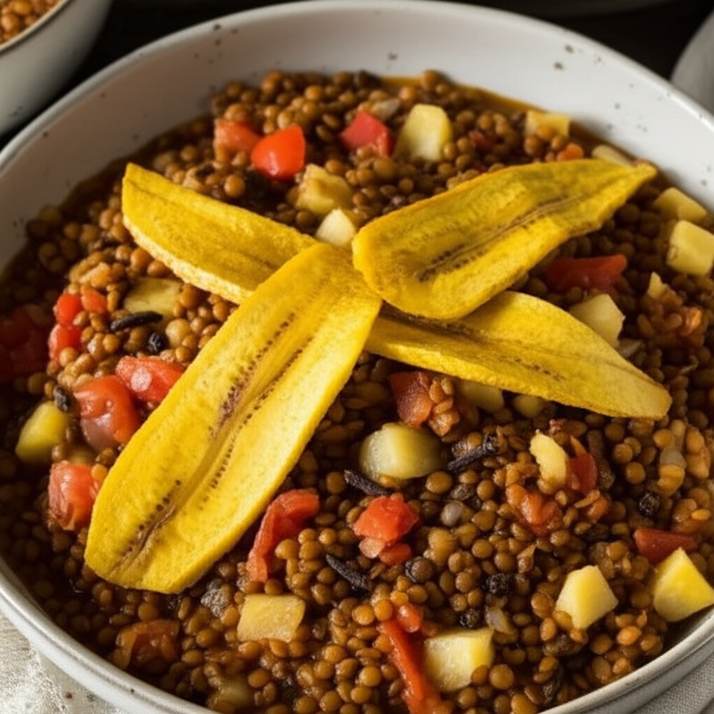 Lenten Lentils Oaxacan Style image