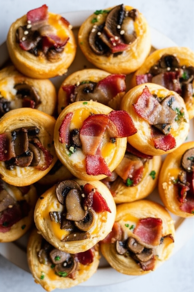 Bacon And Mushroom Bites image