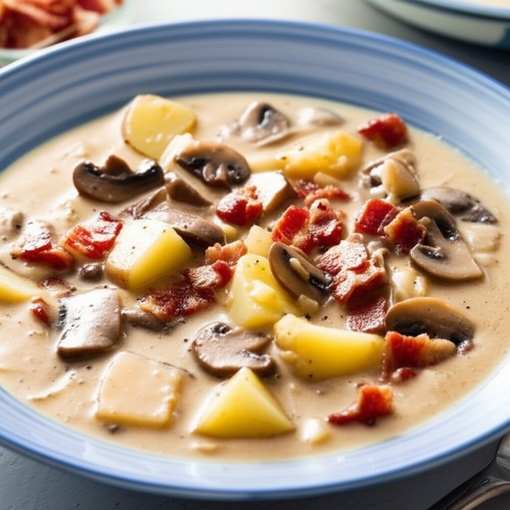 Bacon And Mushroom Chowder image