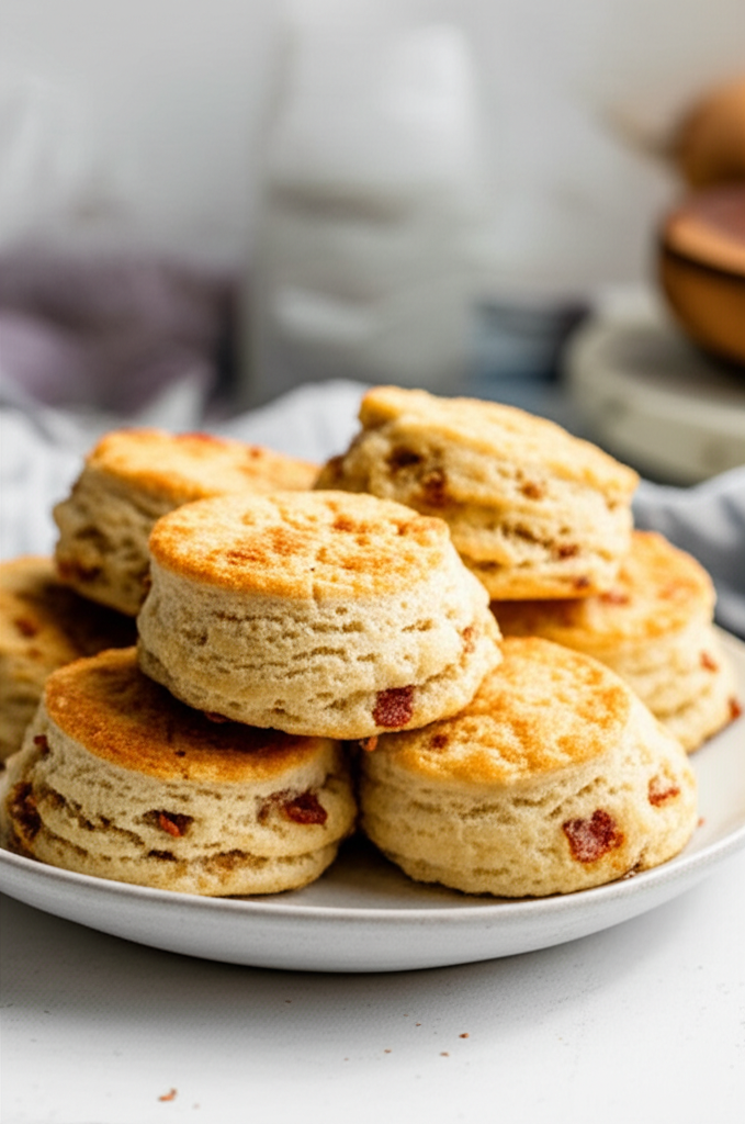 Bacon And Onion Biscuits image
