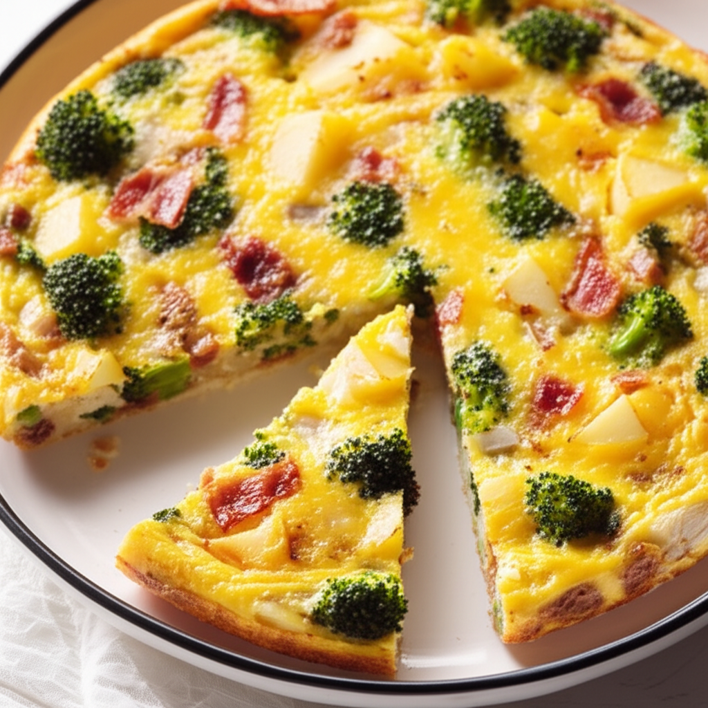 Bacon And Potato Frittata image