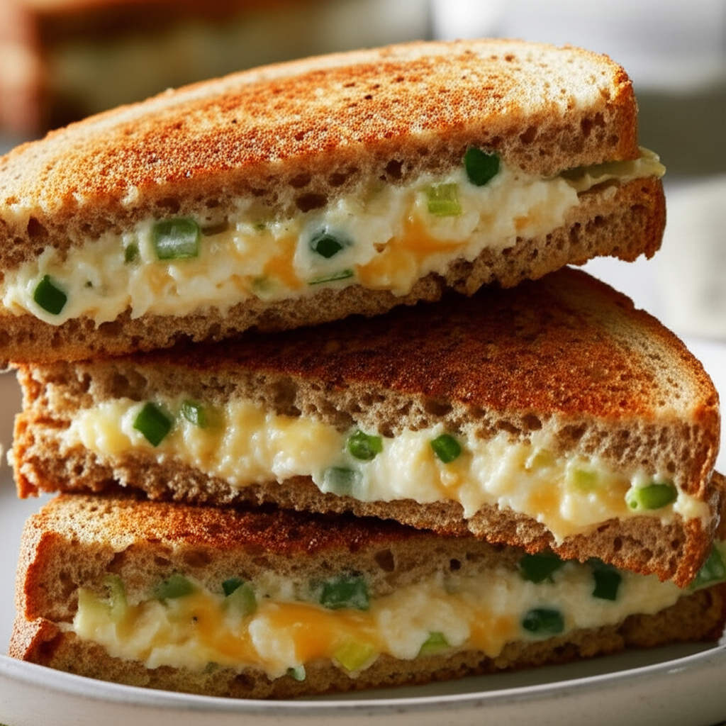 3 Cheese Toasted Sandwiches image