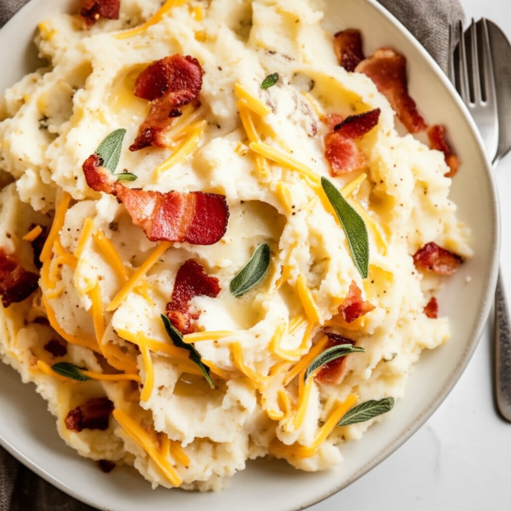 Bacon And Sage Mashed Potatoes image