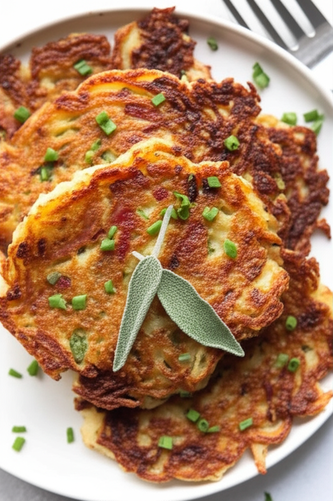 Bacon And Sage Potato Pancakes image