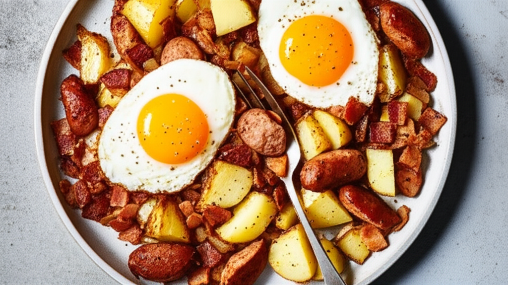 Bacon And Sausage Hash image