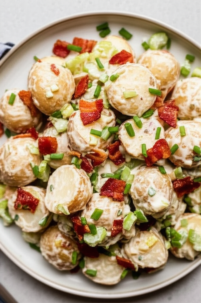 Bacon And Scallion Potato Salad image