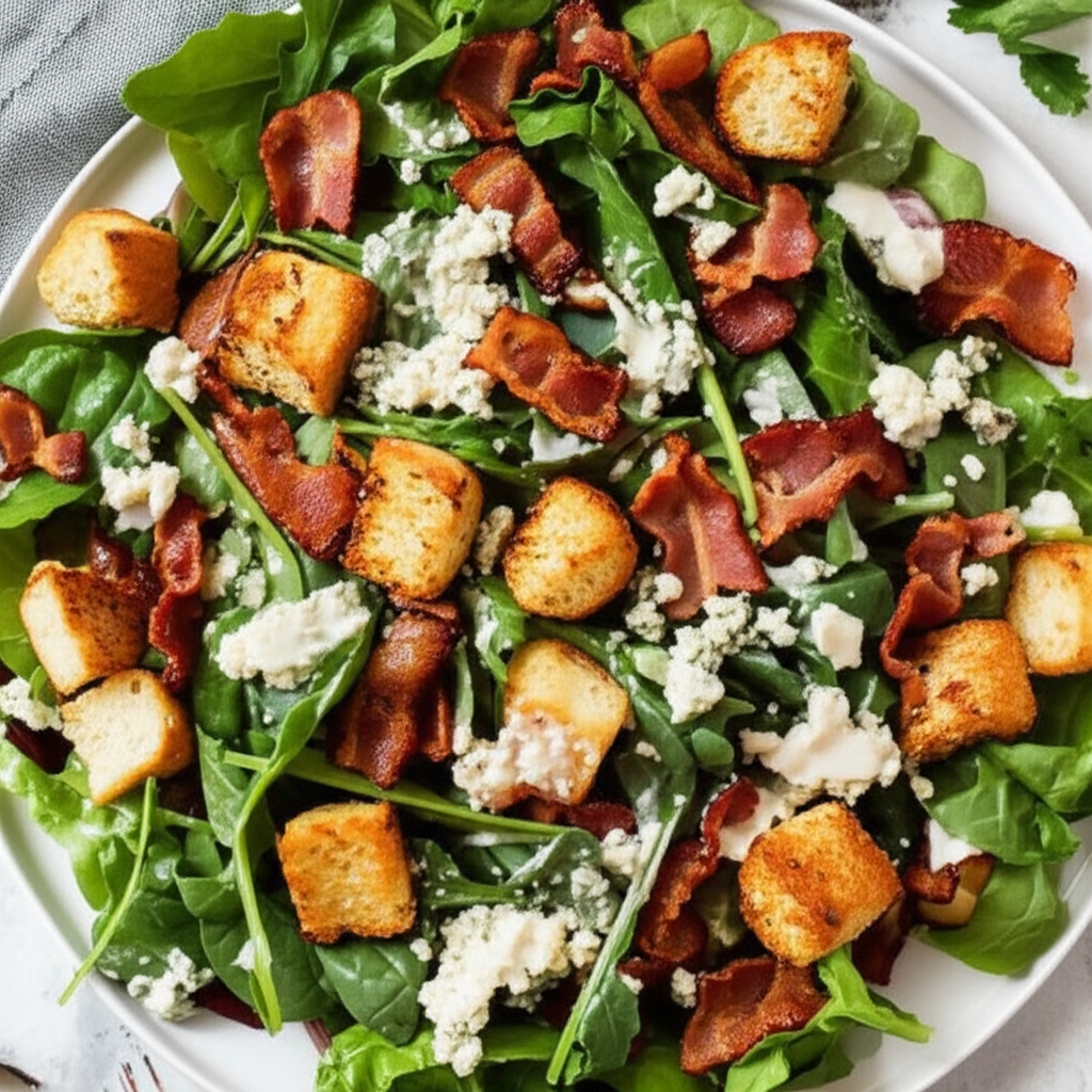 Bacon And Stilton Salad image