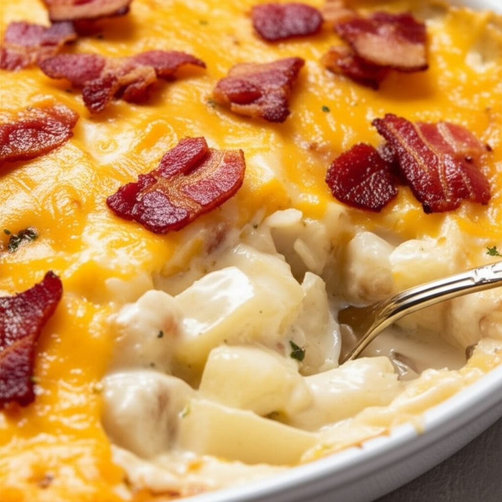 Bacon And Swiss Au Gratin Potatoes image