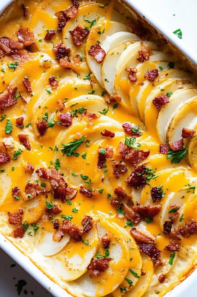Bacon And Swiss Scalloped Potatoes image