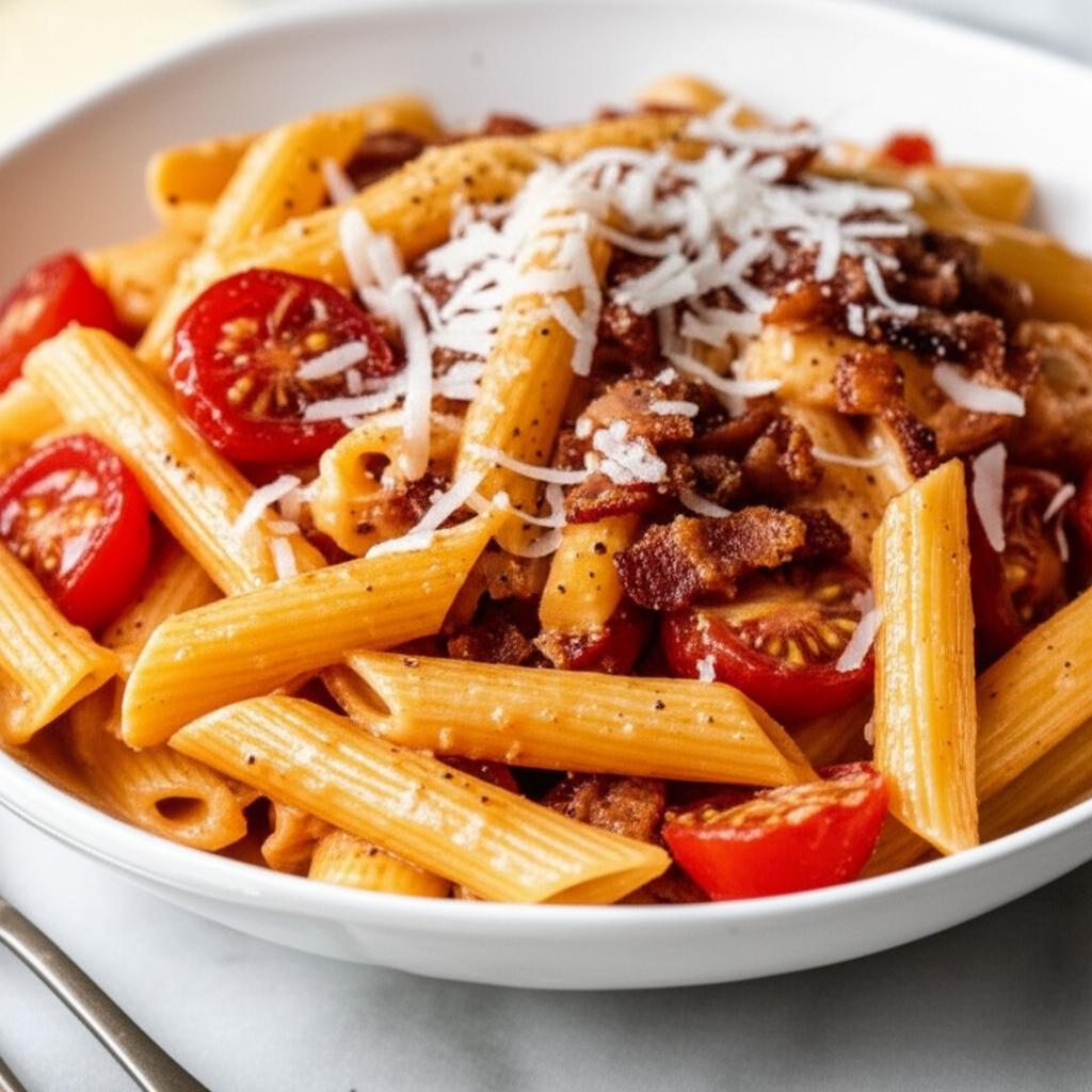 Bacon And Tomato Pasta image