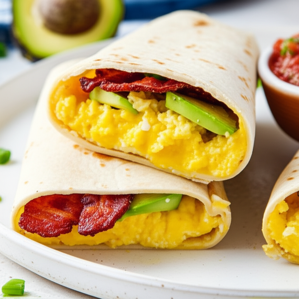 Bacon Avocado Burritos image