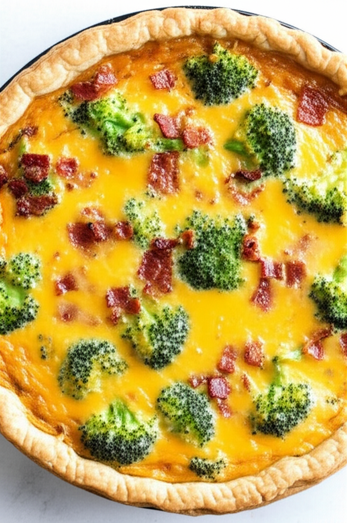 Bacon Broccoli Quiche image