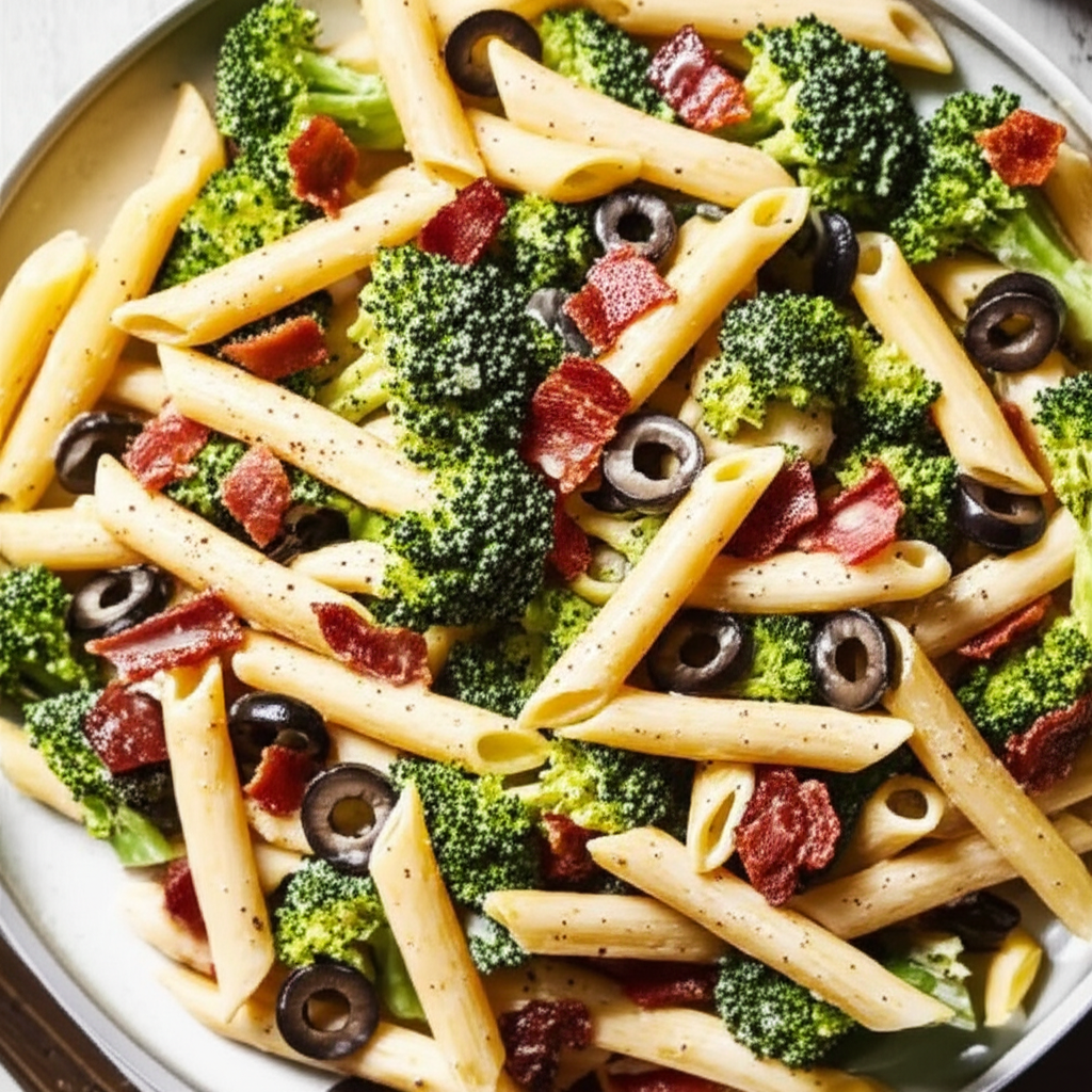 Bacon Broccoli Ranch Pasta Salad image