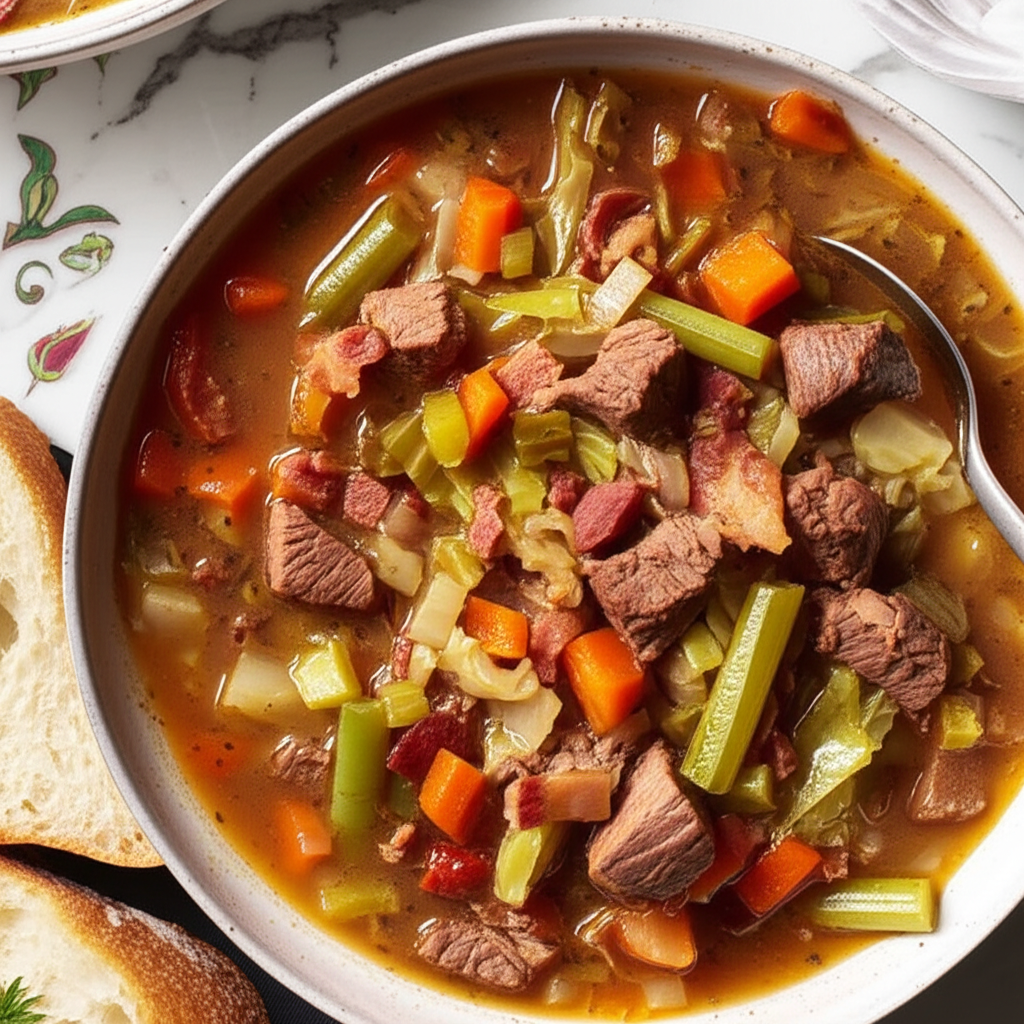 Lighthouse Point Yacht And Racquet Club Beef And Cabbage Soup image