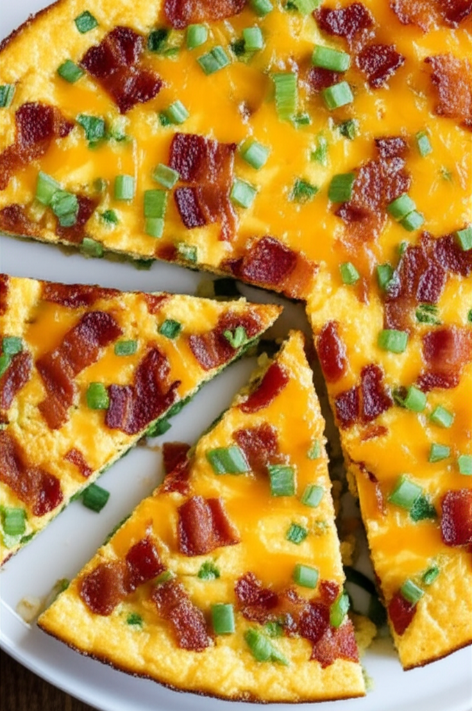 Bacon Cheddar Frittata image