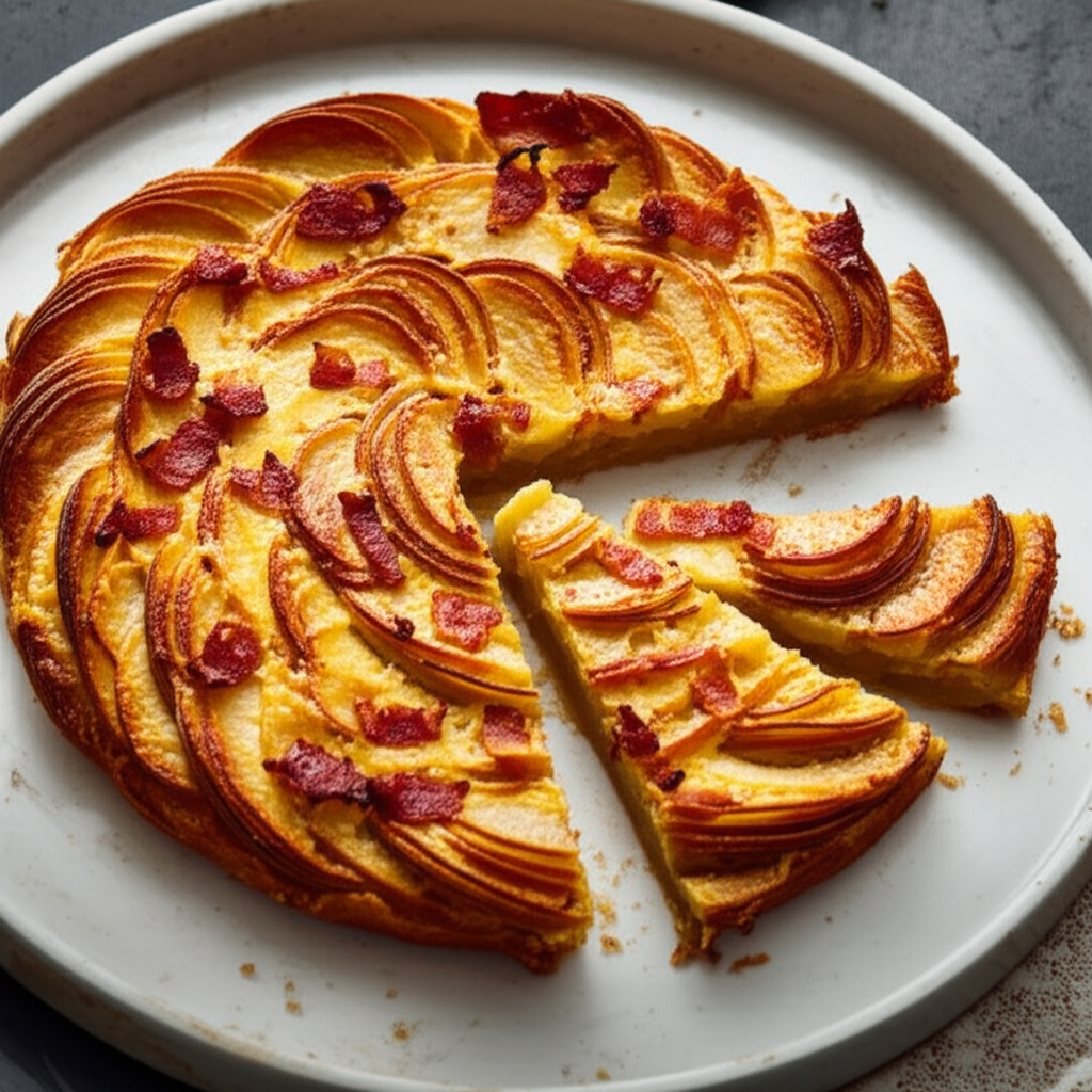 Bacon Cheddar Potato Tart Michael Smith image