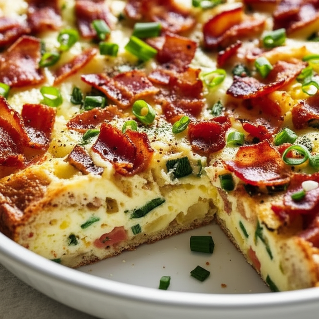 Bacon Cheese Breakfast Casserole image