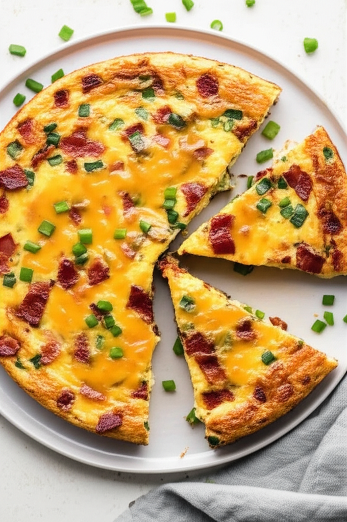 Bacon Cheese Frittata image