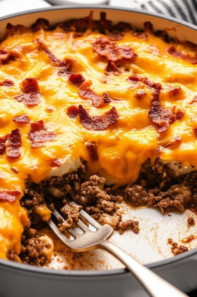Bacon Cheeseburger Bake image