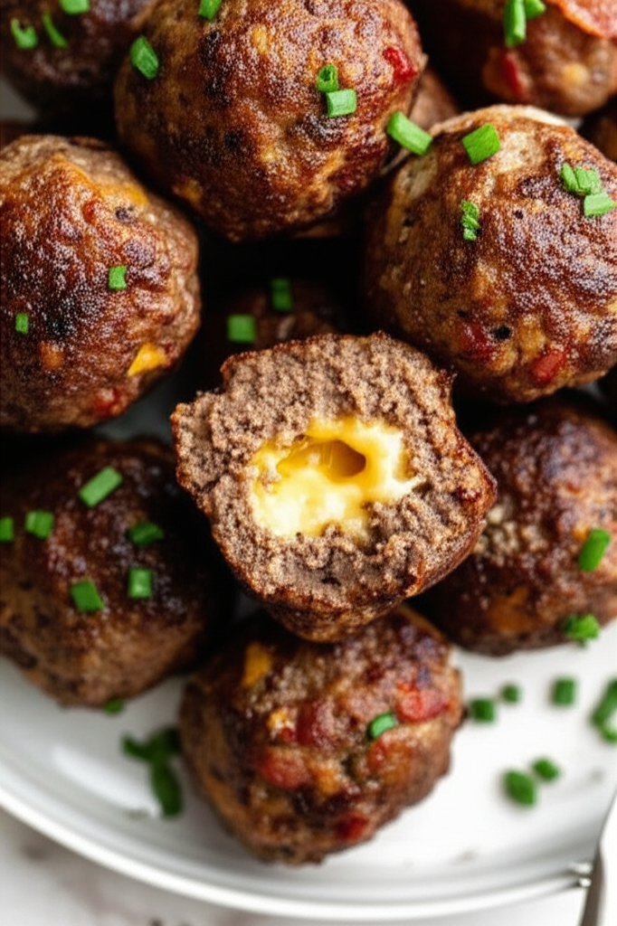 Bacon Cheeseburger Balls image
