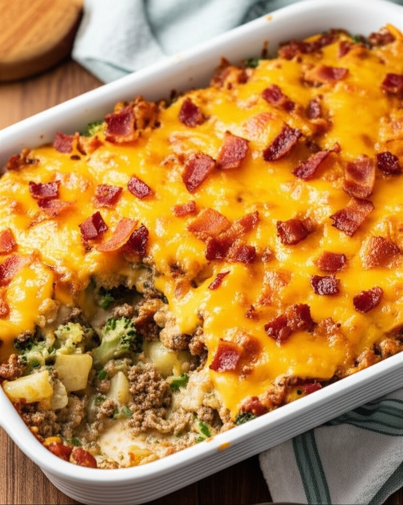 Bacon Cheeseburger Casserole image