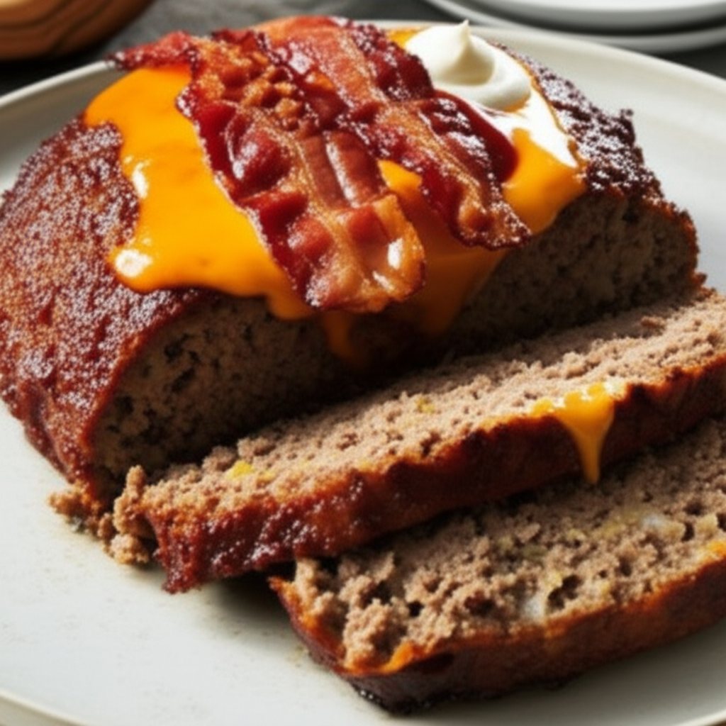 Bacon Cheeseburger Meatloaf image