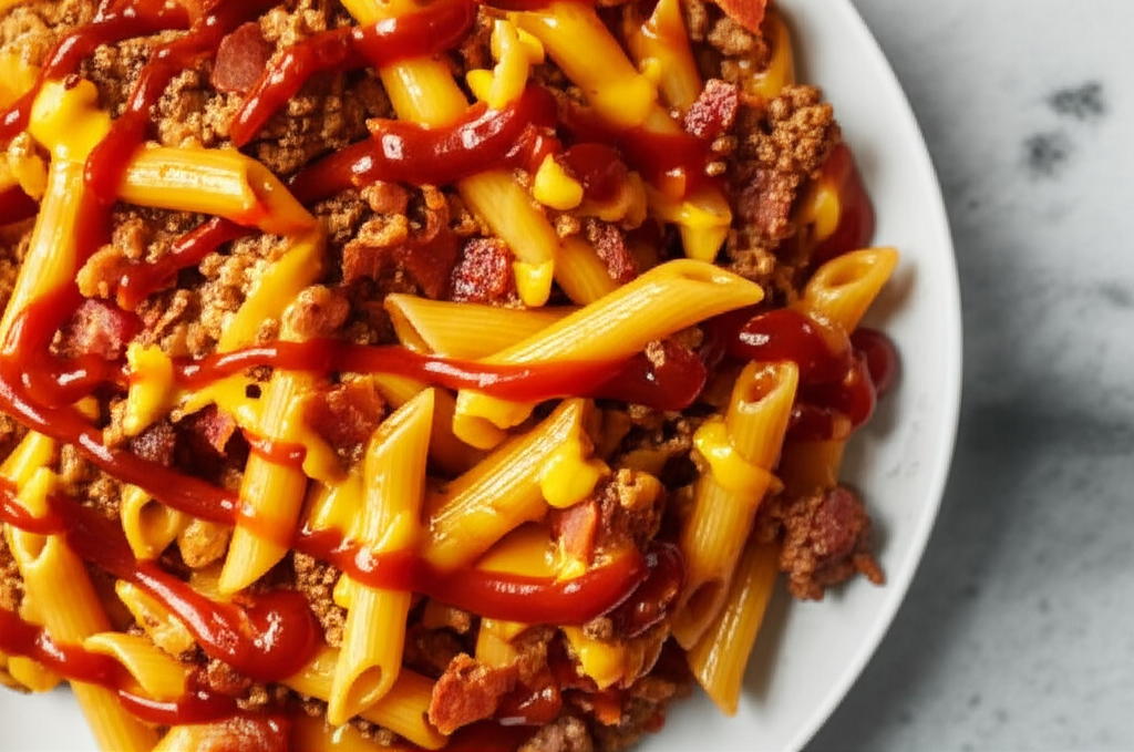 Bacon Cheeseburger Pasta image