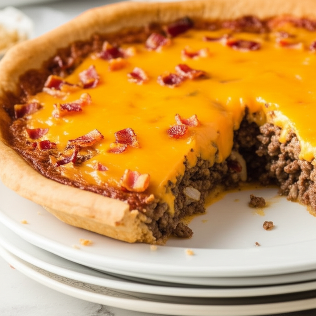 Bacon Cheeseburger Pie image