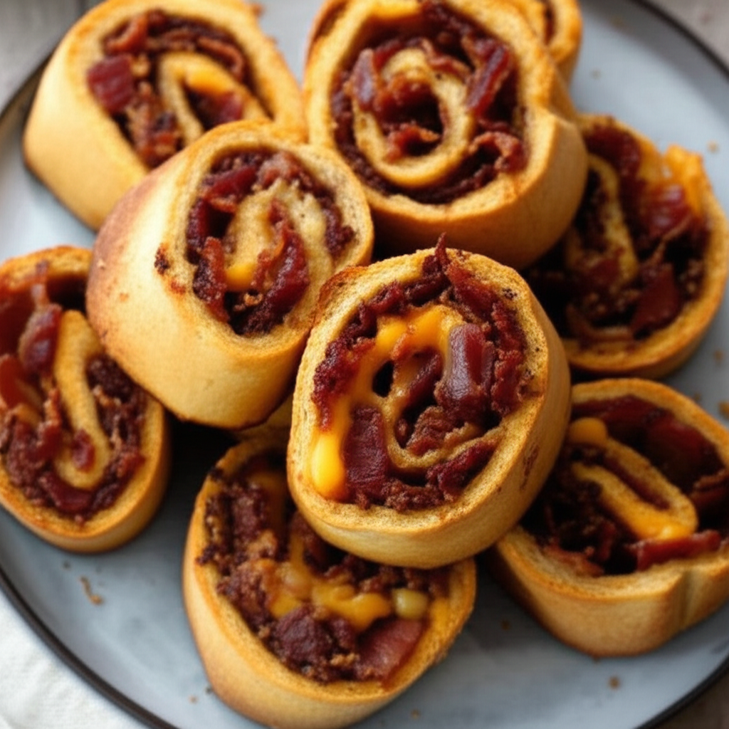 Bacon Cheeseburger Roll Up image