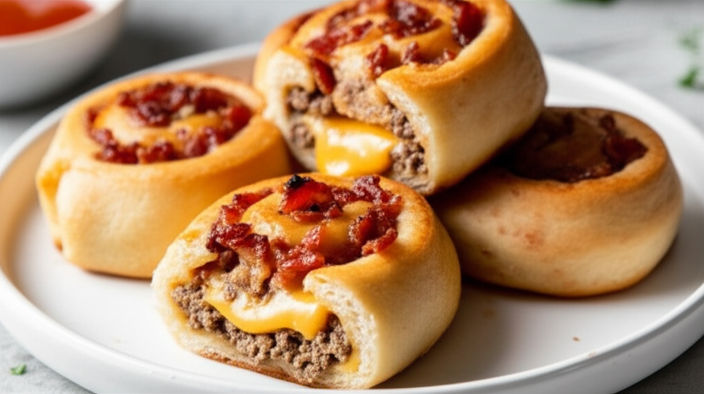 Bacon Cheeseburger Roll Up image