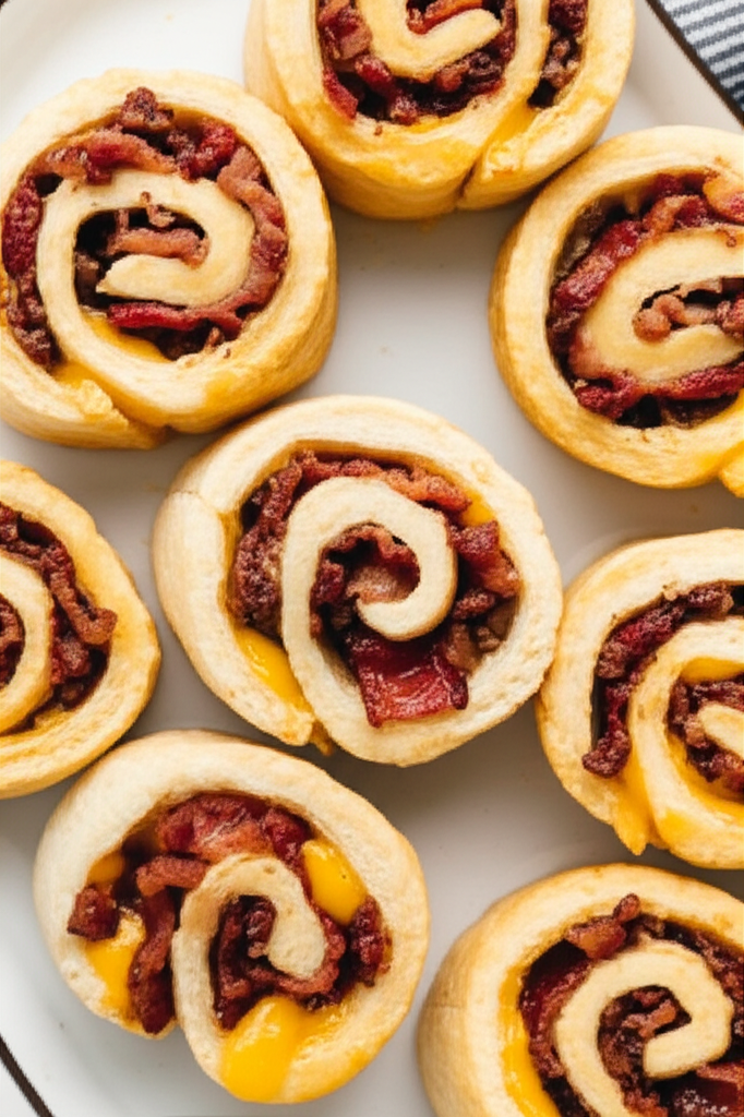 Bacon Cheeseburger Roll Ups image