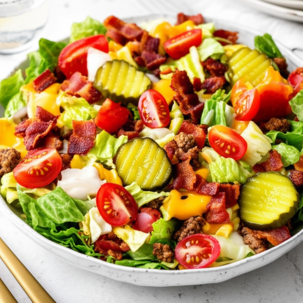 Bacon Cheeseburger Salad image