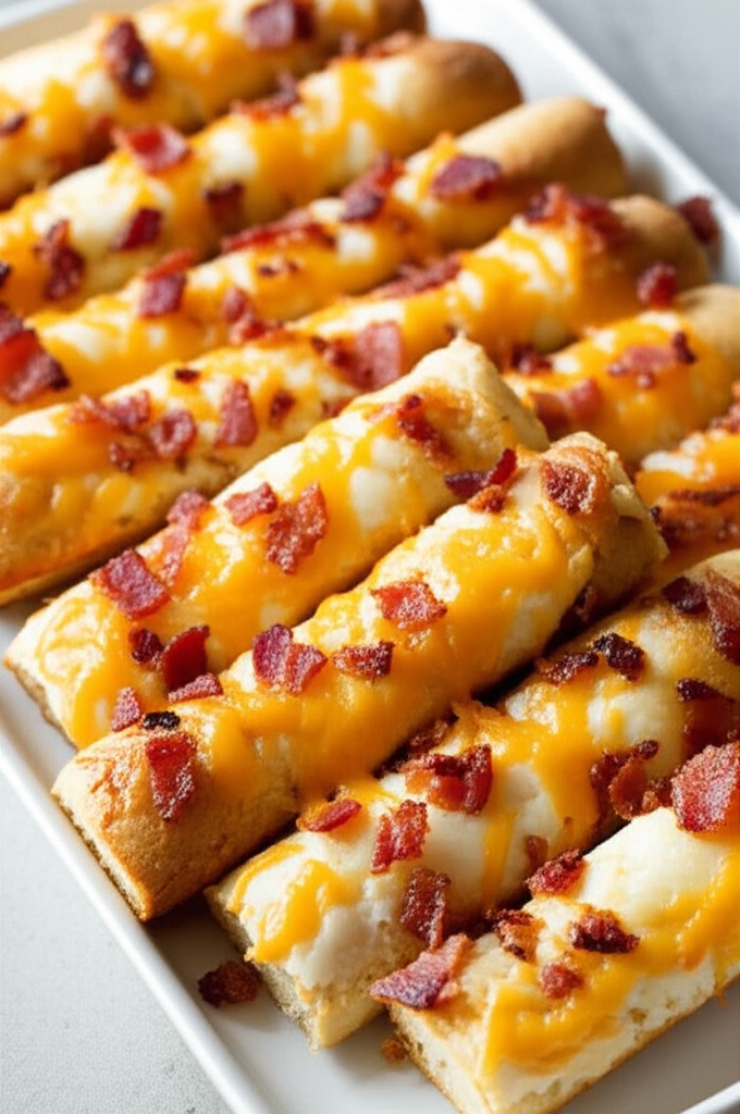 Bacon Cream Cheese Breadsticks image