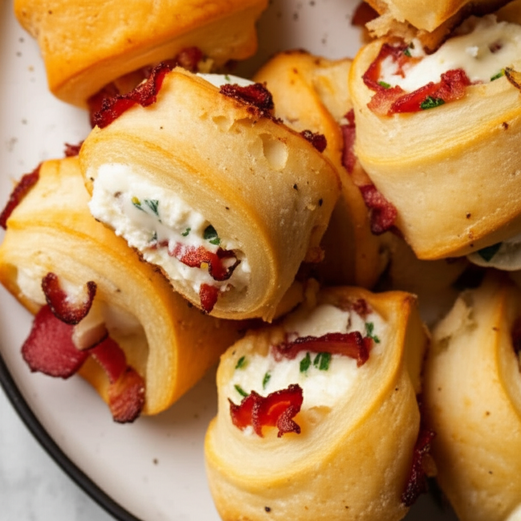Bacon Crescent Roll Appetizers image