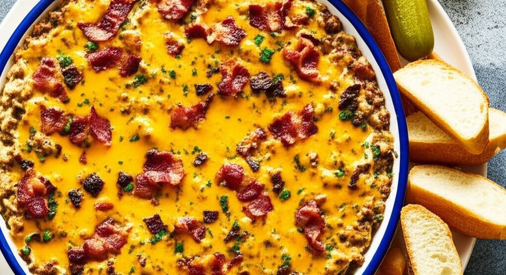 Bacon Double Cheeseburger Dip image