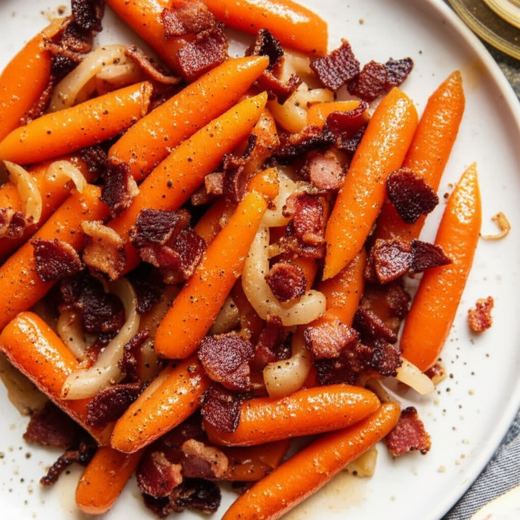 Bacon Fried Carrots image