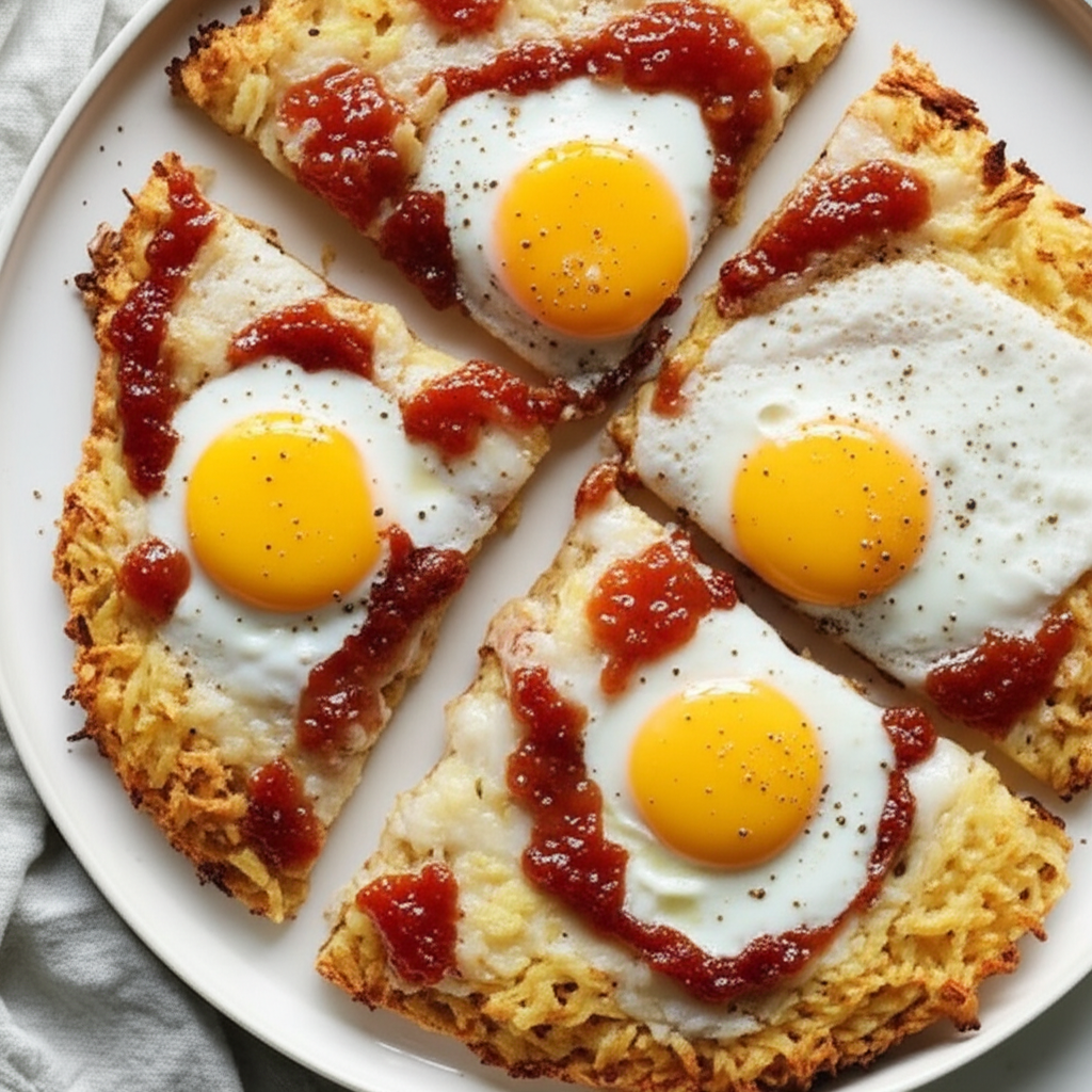 Bacon Jam And Potato Breakfast Pizza Sp5 image