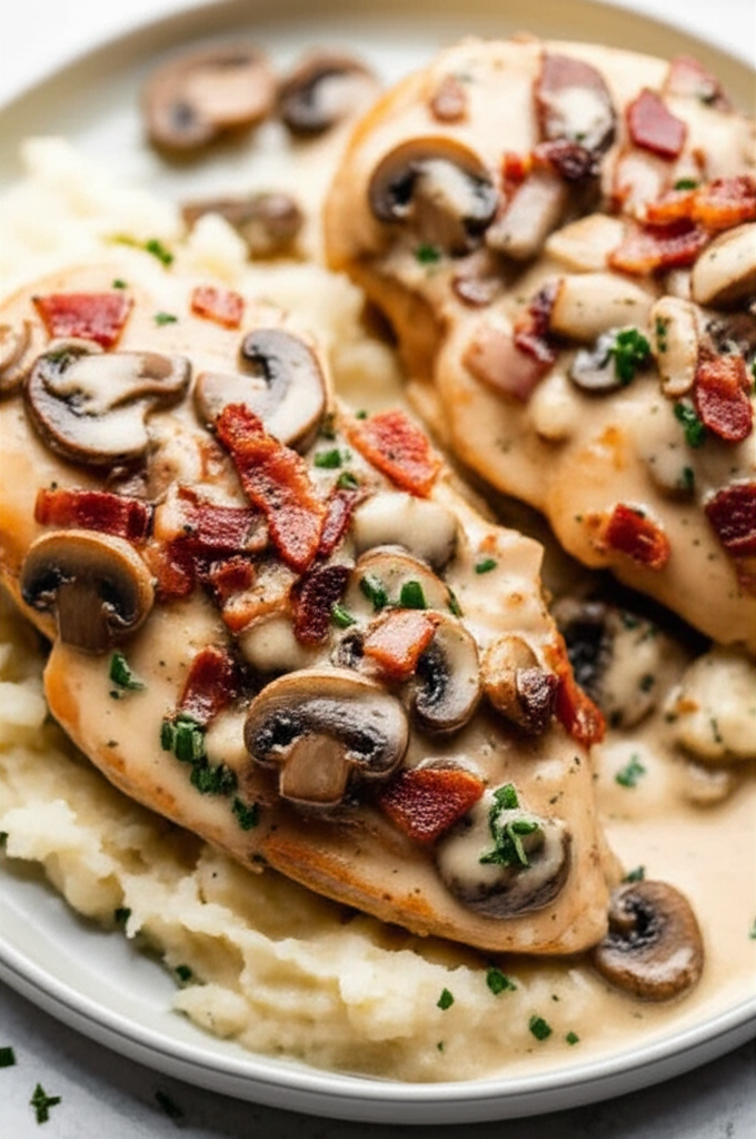 Bacon Mushroom Chicken image