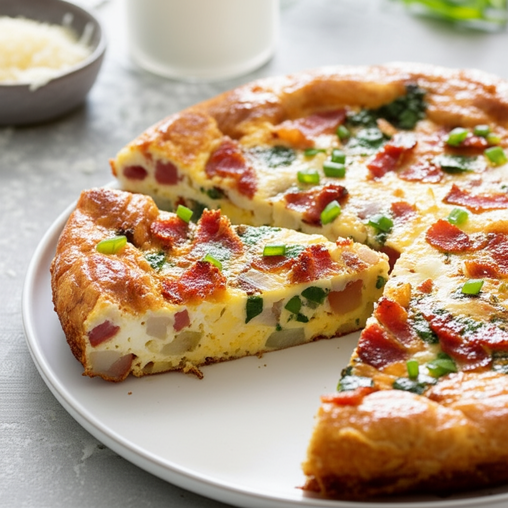 Bacon Potato Frittata image