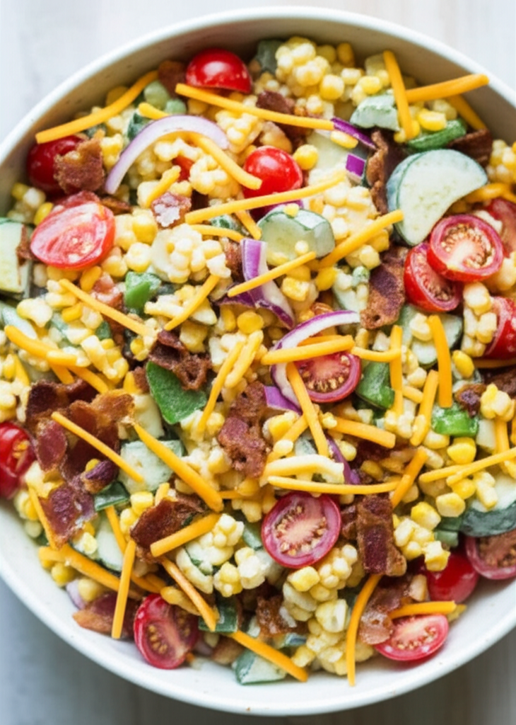 Bacon Ranch Corn Salad image