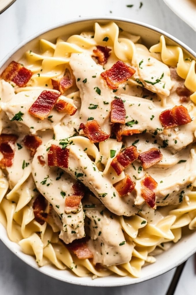 Bacon Ranch Slow Cooked Chicken image