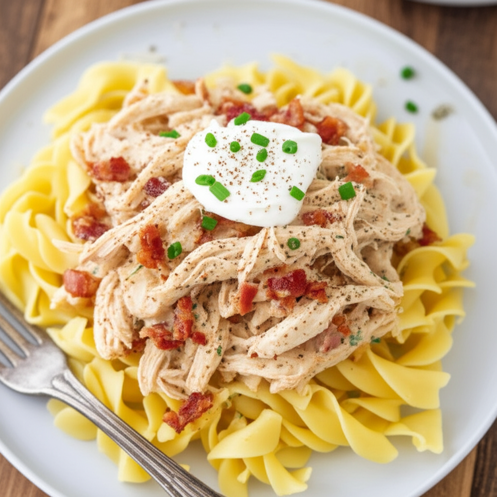 Bacon Ranch Slow Cooker Chicken image