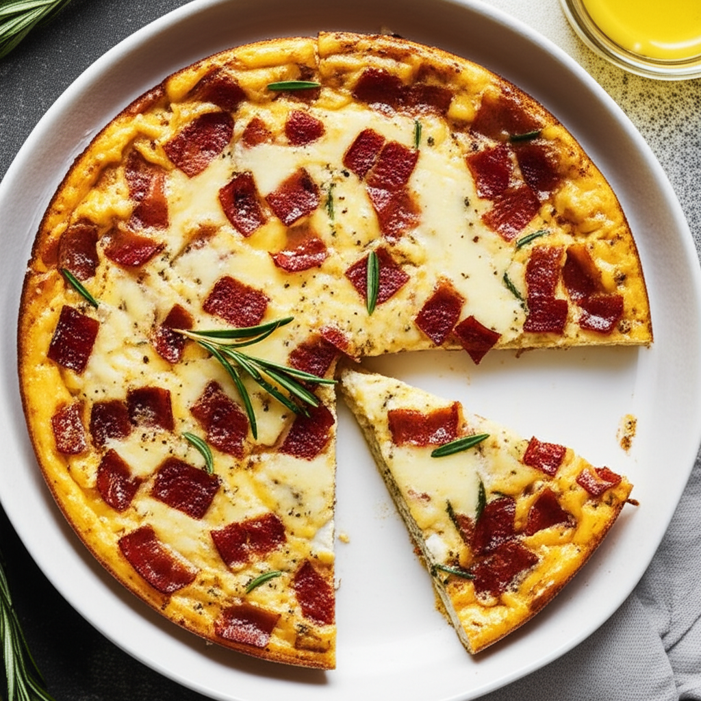 Bacon Rosemary Frittata image