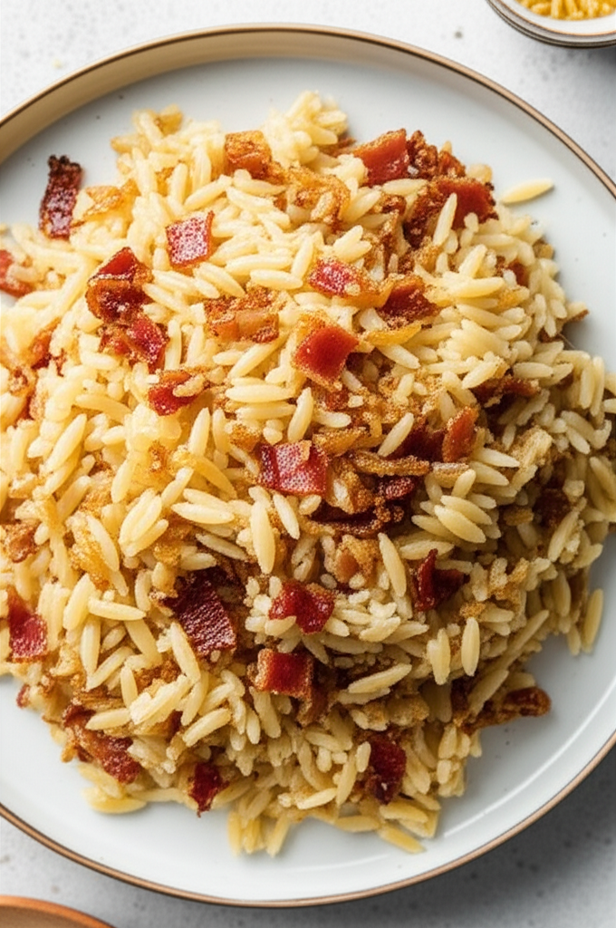 Bacon Shallot Rice Pilaf image