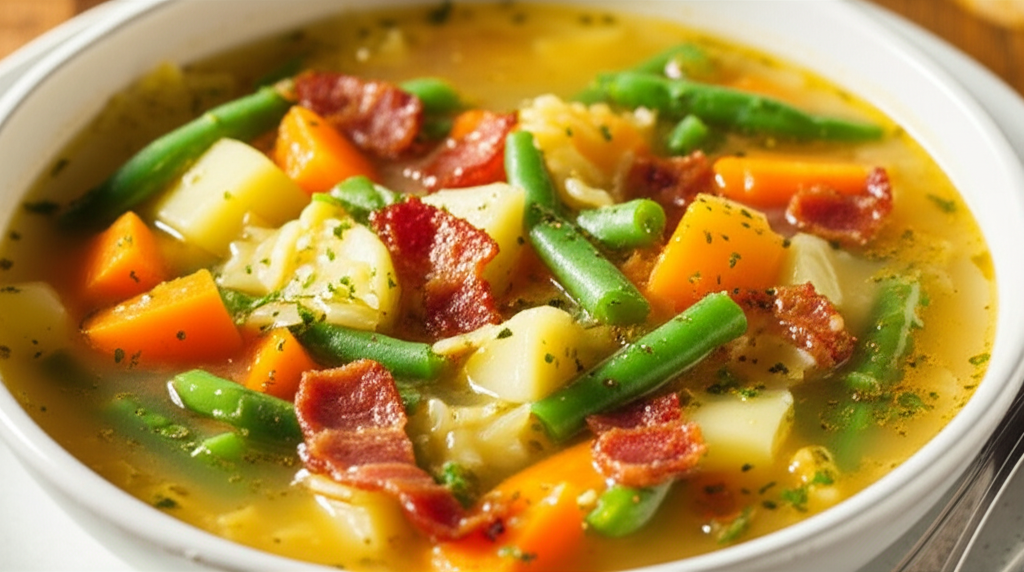 Bacon Soup With Veggies image