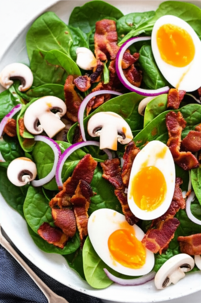 Bacon Spinach Salad image
